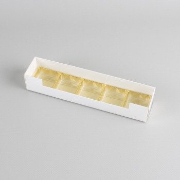 Box for 5 Bonbons - White